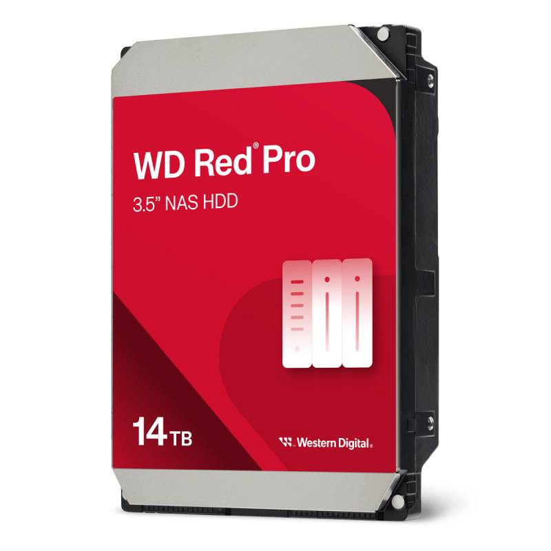 Western Digital WD Red Pro 14TB 3.5 Zoll SATA Interne NAS Festplatte (CMR) von Western Digital