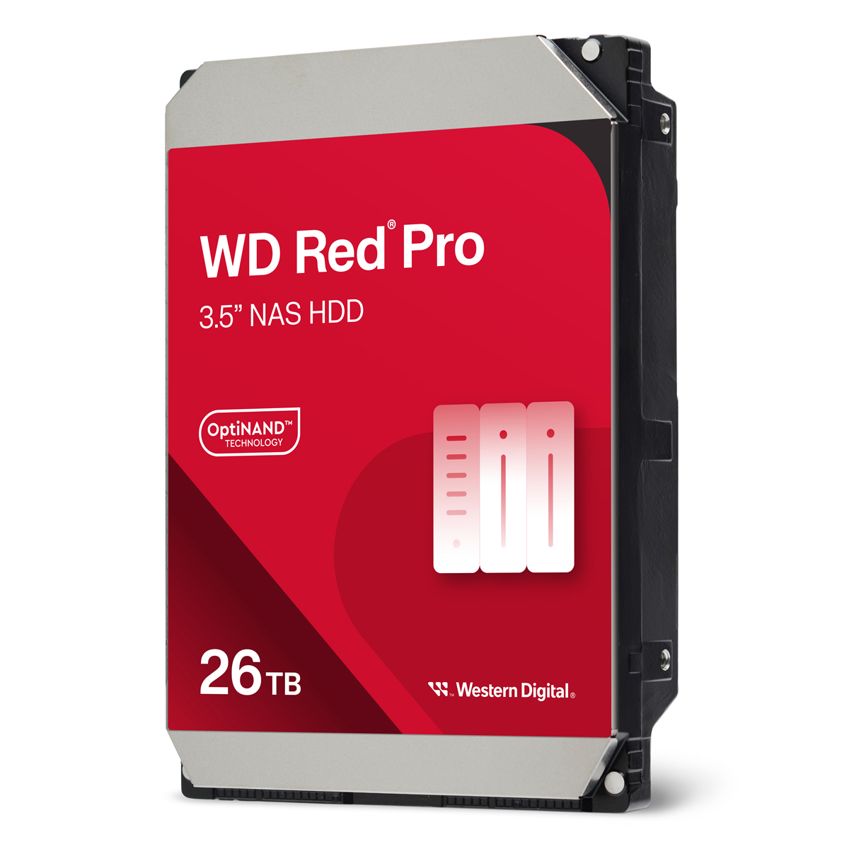 Western Digital WD Red Pro 26TB 3.5 Zoll SATA Interne NAS Festplatte (CMR) von Western Digital
