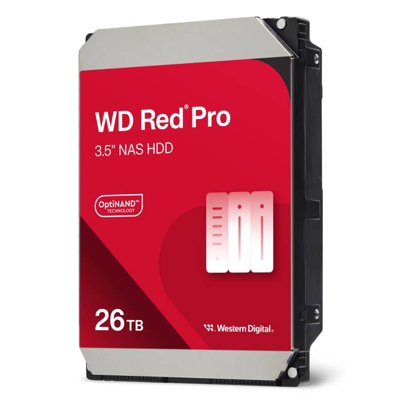 Western Digital WD Red Pro 26TB 3.5 Zoll SATA Interne NAS Festplatte (CMR) von Western Digital