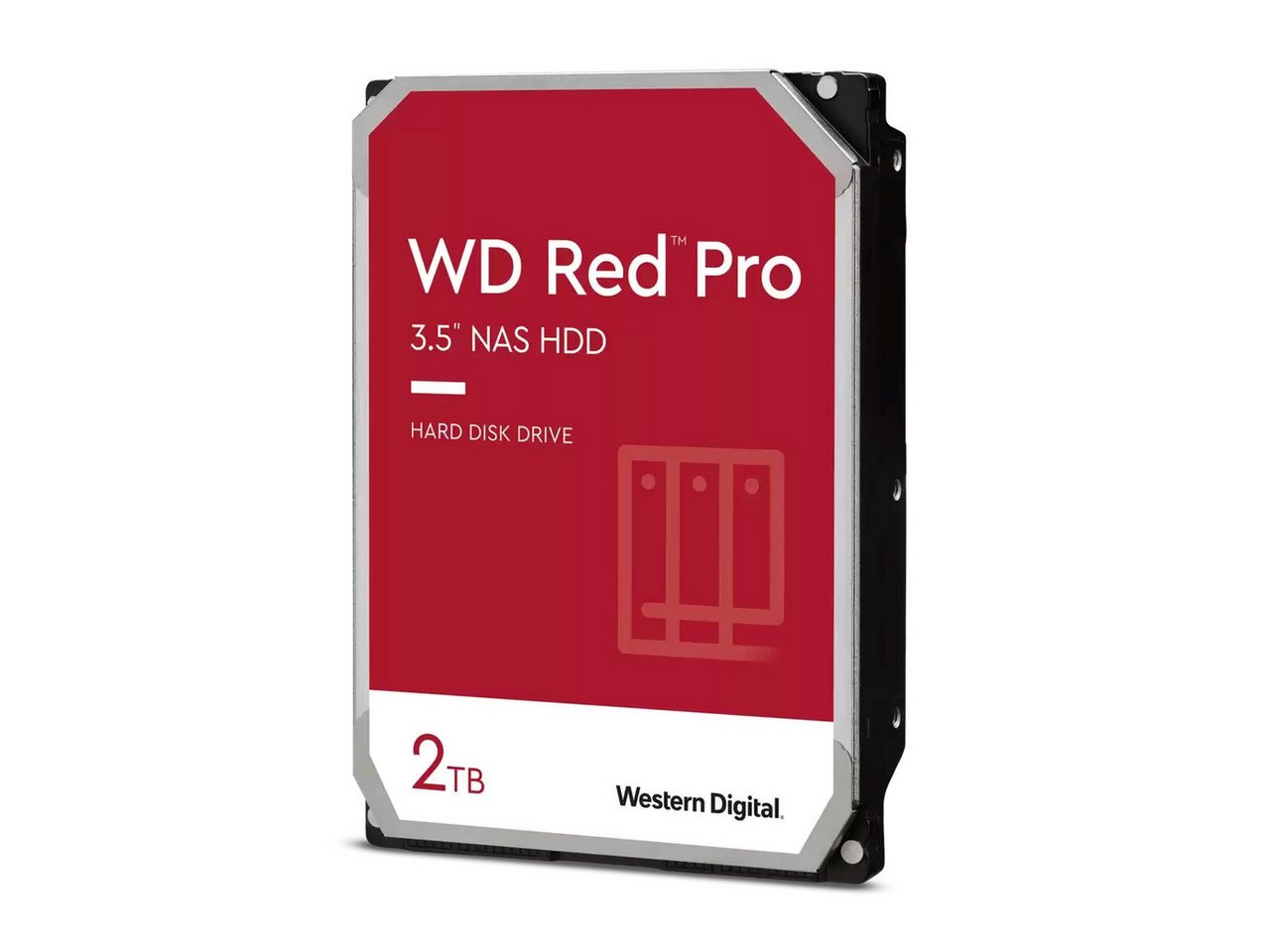 Western Digital WD Red Pro NAS-Festplatte 8 TB 256 MB - WD8003FFBX HDD-NAS-Festplatte (8 TB) 3,5" 235 MB/S Lesegeschwindigkeit, Optimiert die Festplattenparameter für Workloads von NAS-Systemen von Western Digital