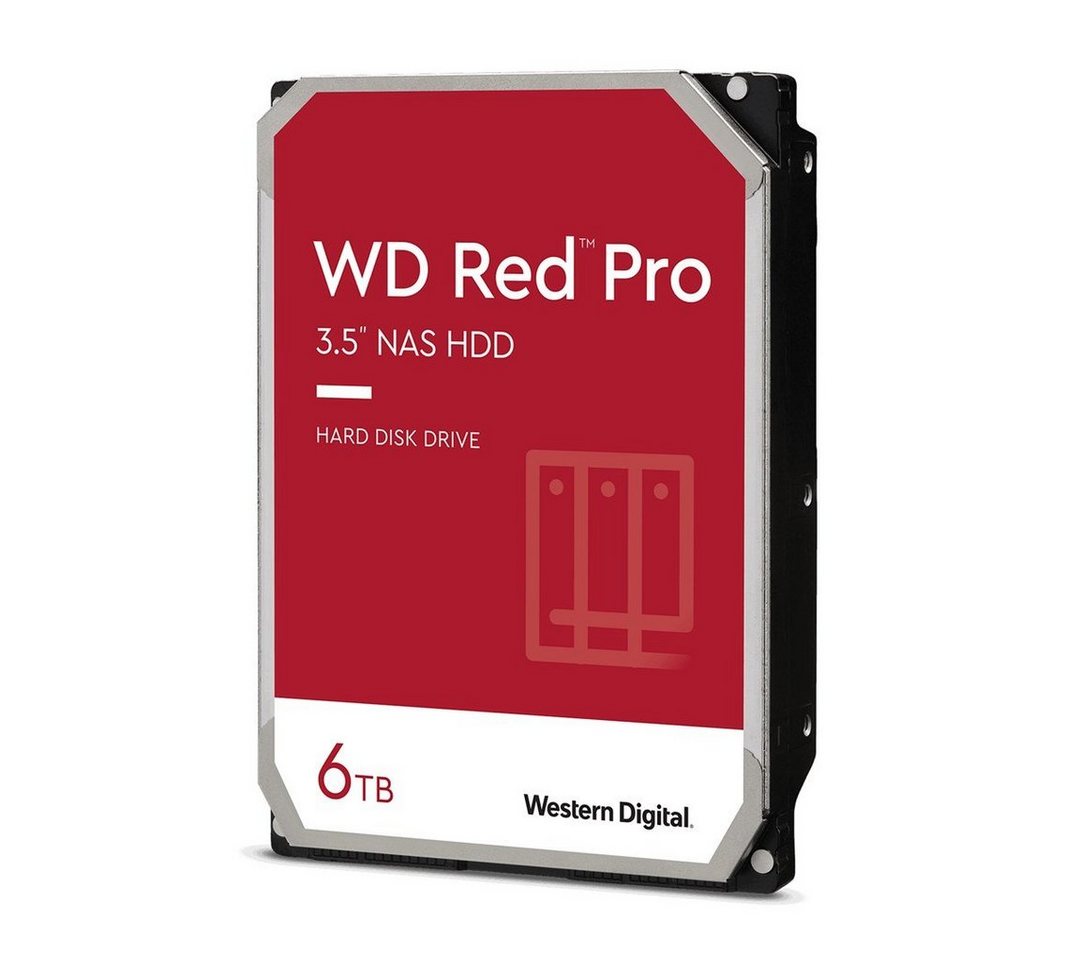 Western Digital WD Red Pro NAS WD6003FFBX, 6 TB, intern, 3.5 (8.9 cm), SATA 6Gb/s HDD-Festplatte (6 TB)" von Western Digital