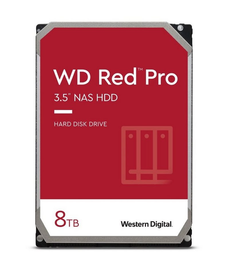 Western Digital WD Red Pro NAS WD8003FFBX, 8 TB, intern, 3.5 (8.9 cm), SATA 6Gb/s HDD-Festplatte (8 TB)" von Western Digital