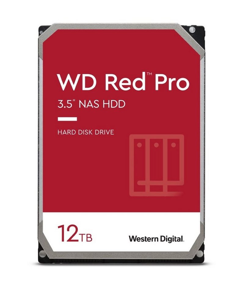 Western Digital WD Red Pro WD121KFBX, 12 TB, intern, 3.5 (8.9 cm), SATA 6Gb/s HDD-Festplatte (12 TB)" von Western Digital