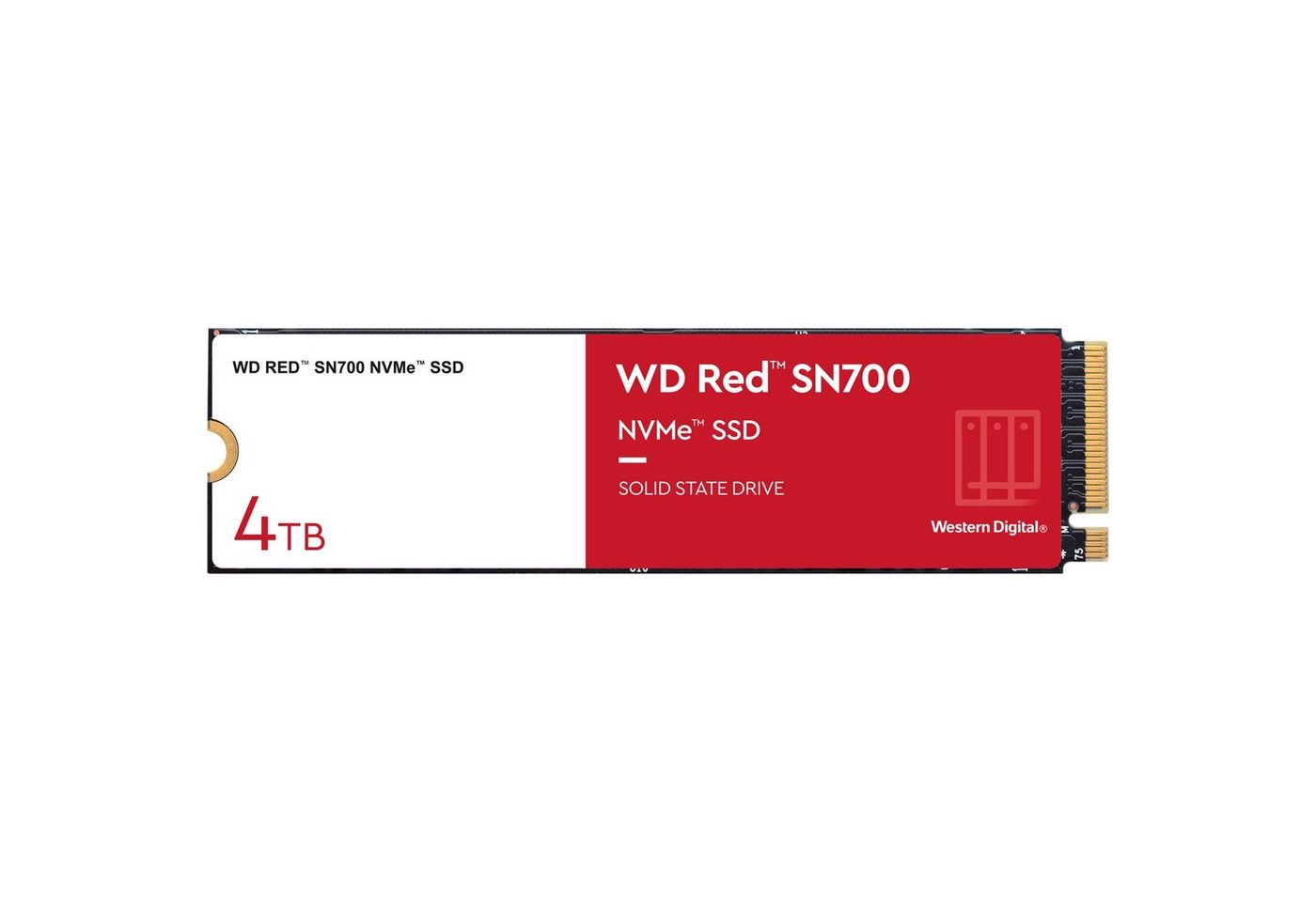 Western Digital WD Red SN700 4 TB, SSD, (PCIe 3.0 x4, NVMe, M.2 interne SSD (4.000 GB) von Western Digital