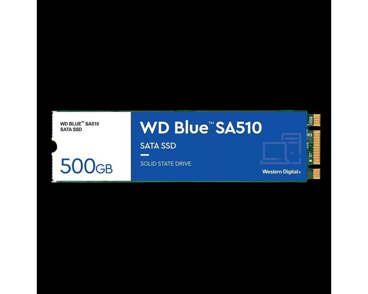 Western Digital WDS500G3B0B - 500GB M.2 SSD, 2.3 Zoll, M.2 via SATA interne HDD-Festplatte von Western Digital
