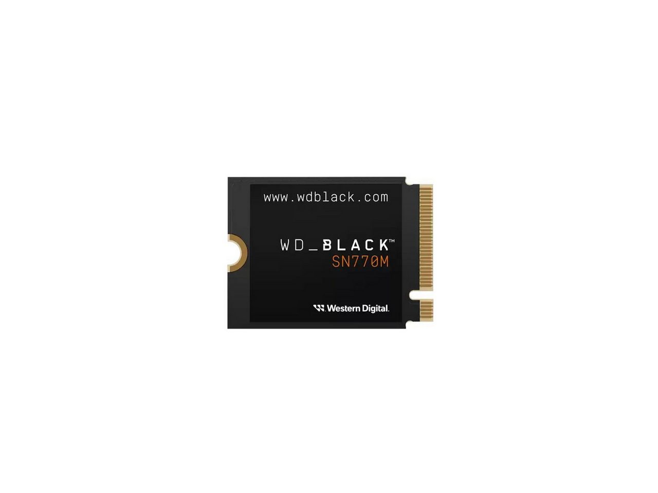 Western Digital WESTERN DIGITAL Black SN770M M.2 500GB SSD-Festplatte Western Digital WESTERN DIGITAL Black SN770M M.2 500GB SSD-Festplatte von Western Digital