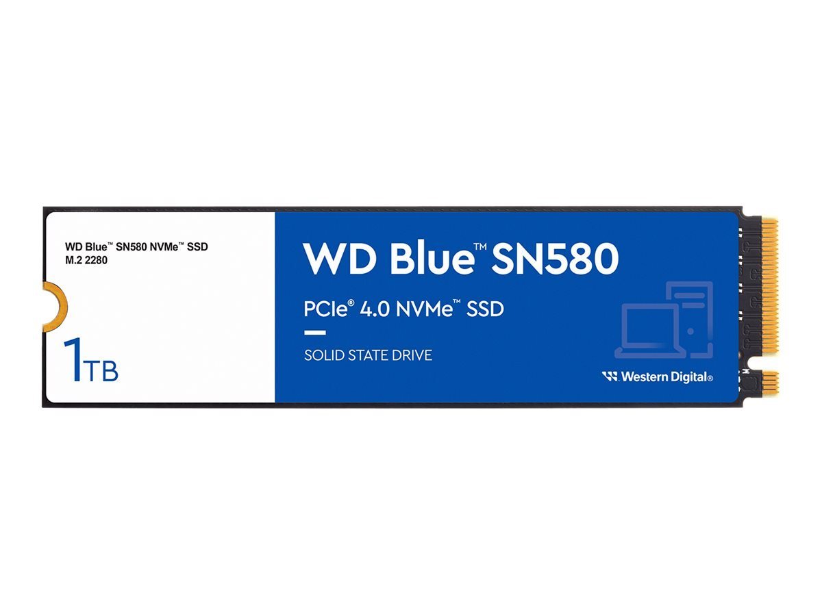 Western Digital WESTERN DIGITAL Blue SN580 NVMe 1TB SSD-Festplatte von Western Digital