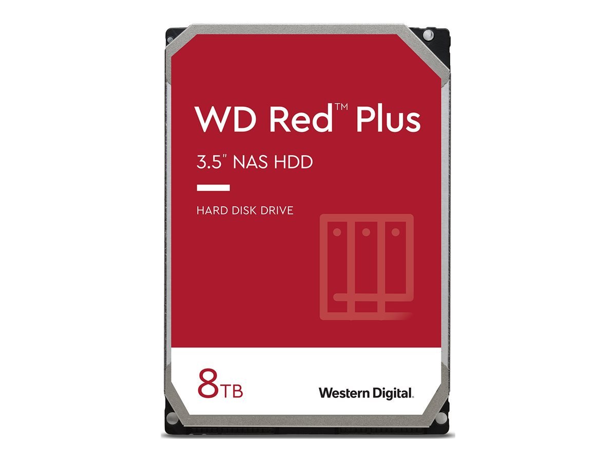 Western Digital WESTERN DIGITAL WD Red Plus 8TB HDD-Festplatte Western Digital WESTERN DIGITAL WD Red Plus 8TB HDD-Festplatte von Western Digital