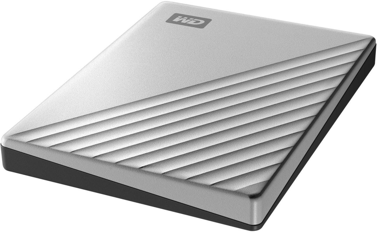 Western Digital externe HDD-Festplatte My Passport Ultra 1TB silber von Western Digital