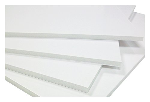westfoam Schaumstoffplatten 10 mm Schaumbrett, A1, Weiß (Pack von 5 Blatt) von Westfoam