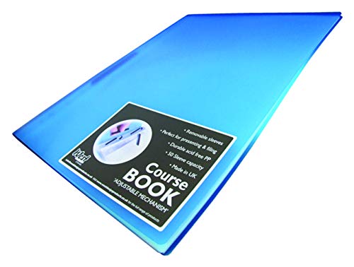 West A4 Adjustable Capacity Course Book Blue von Westfolio