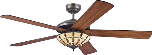 Westinghouse Comet Tiffany Deckenventilator 58W (Ø x H) 132cm x 380mm Espresso von Westinghouse