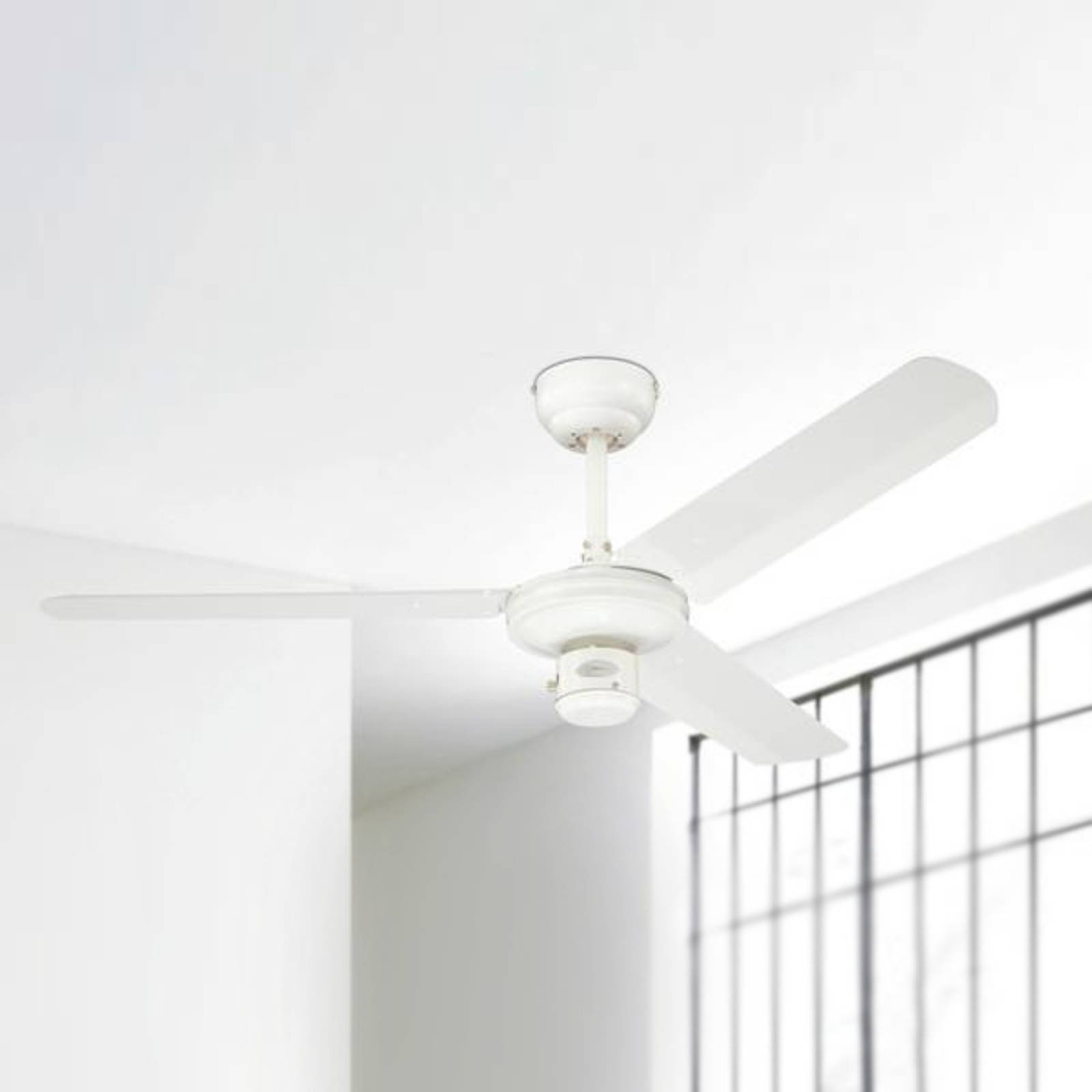 Westinghouse Deckenventilator Industrial weiß leise Ø 122 cm Westinghouse Deckenventilator Industrial weiß leise Ø 122 cm von Westinghouse