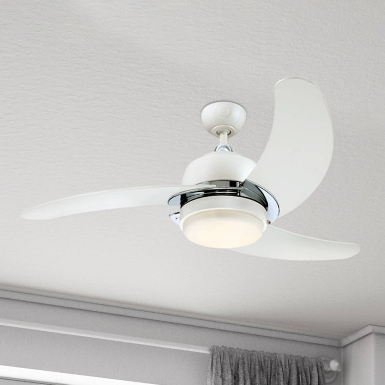 Westinghouse Simone Ventilator, LED-Lampe, weiß Westinghouse Simone Ventilator, LED-Lampe, weiß von Westinghouse