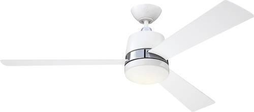 Westinghouse Tristan Deckenventilator 49W (Ø x H) 132cm x 36.6cm Weiß/Edelstahl von Westinghouse