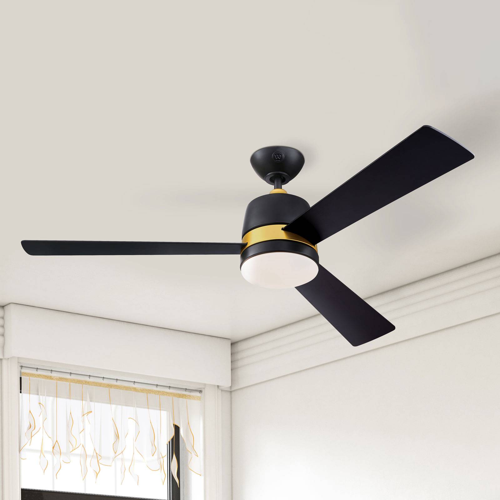 Westinghouse Tristan Ventilator schwarz/kirsche Westinghouse Tristan Ventilator schwarz/kirsche von Westinghouse