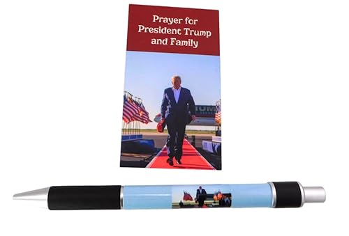 Westmon Works Gebet für Donald Trump und Familie, Stift und Heilige Karte, Andenken an die Einweihung des 47. Präsidenten der Vereinigten Staaten von Amerika Westmon Works Gebet für Donald Trump und Familie, Stift und Heilige Karte, Andenken an die Einweihung des 47. Präsidenten der Vereinigten Staaten von Amerika von Westmon Works