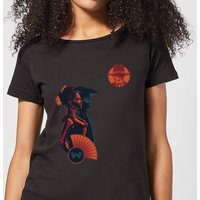 Westworld Mariposa Saloon Women's T-Shirt - Black - L von Westworld