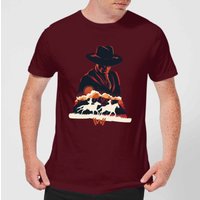 Westworld The Door Men's T-Shirt - Burgundy - XXL von Westworld