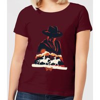 Westworld The Door Women's T-Shirt - Burgundy - L von Original Hero