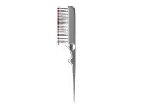 Wet Brush, Teeze w/eez, Back Combing, Hair Comb, Silver, Anti-static von Wet Brush