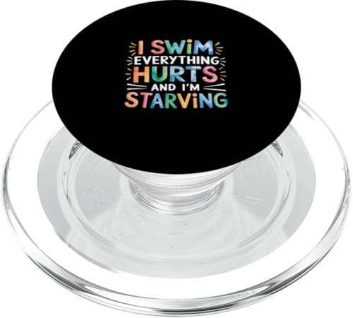 I Swim Everything Hurts And I'm Starving Müder Schwimmer |-- PopSockets PopGrip für MagSafe I Swim Everything Hurts And I'm Starving Müder Schwimmer |-- PopSockets PopGrip für MagSafe von Wettbewerbsfähiger und erschöpfter Schwimmer
