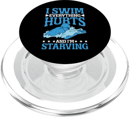 I Swim Everything Hurts And I'm Starving Müder Schwimmer - PopSockets PopGrip für MagSafe I Swim Everything Hurts And I'm Starving Müder Schwimmer - PopSockets PopGrip für MagSafe von Wettbewerbsfähiger und erschöpfter Schwimmer