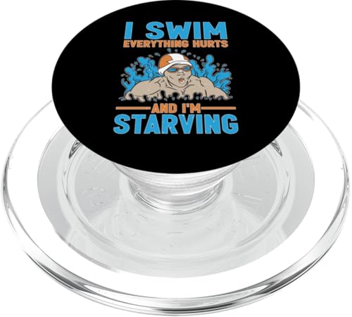 I Swim Everything Hurts And I'm Starving Müder Schwimmer PopSockets PopGrip für MagSafe I Swim Everything Hurts And I'm Starving Müder Schwimmer PopSockets PopGrip für MagSafe von Wettbewerbsfähiger und erschöpfter Schwimmer