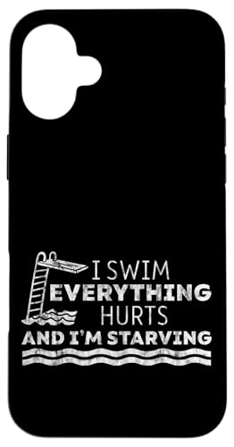I Swim Everything Hurts And I'm Starving Tired Swimmer ---- Hülle für iPhone 16 Plus I Swim Everything Hurts And I'm Starving Tired Swimmer ---- Hülle für iPhone 16 Plus von Wettbewerbsfähiger und erschöpfter Schwimmer