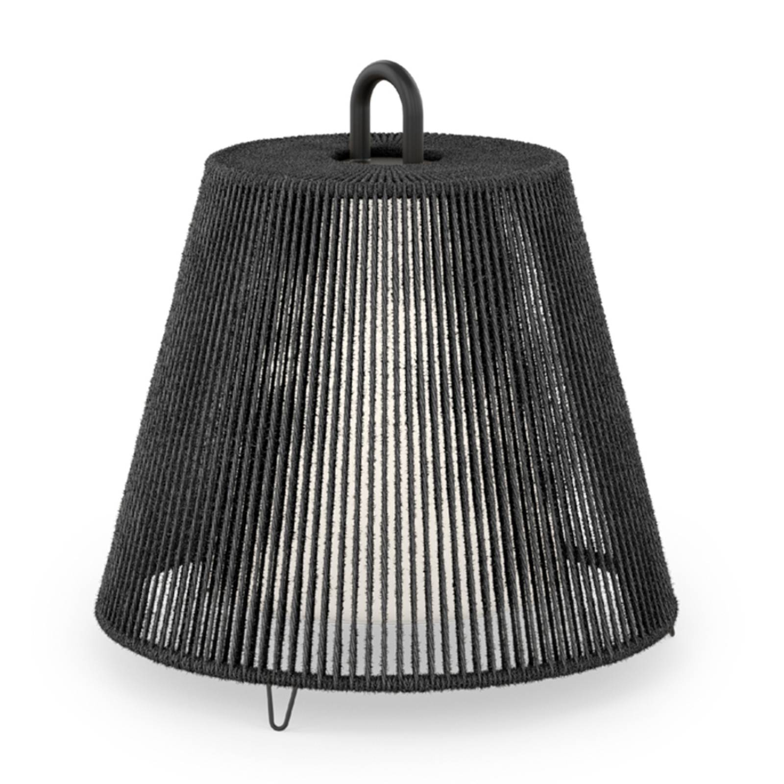 WEVER & DUCRÉ Lampenschirm Costa 1.0, schwarz, Seil, Ø 39 cm von Wever & Ducré Lighting
