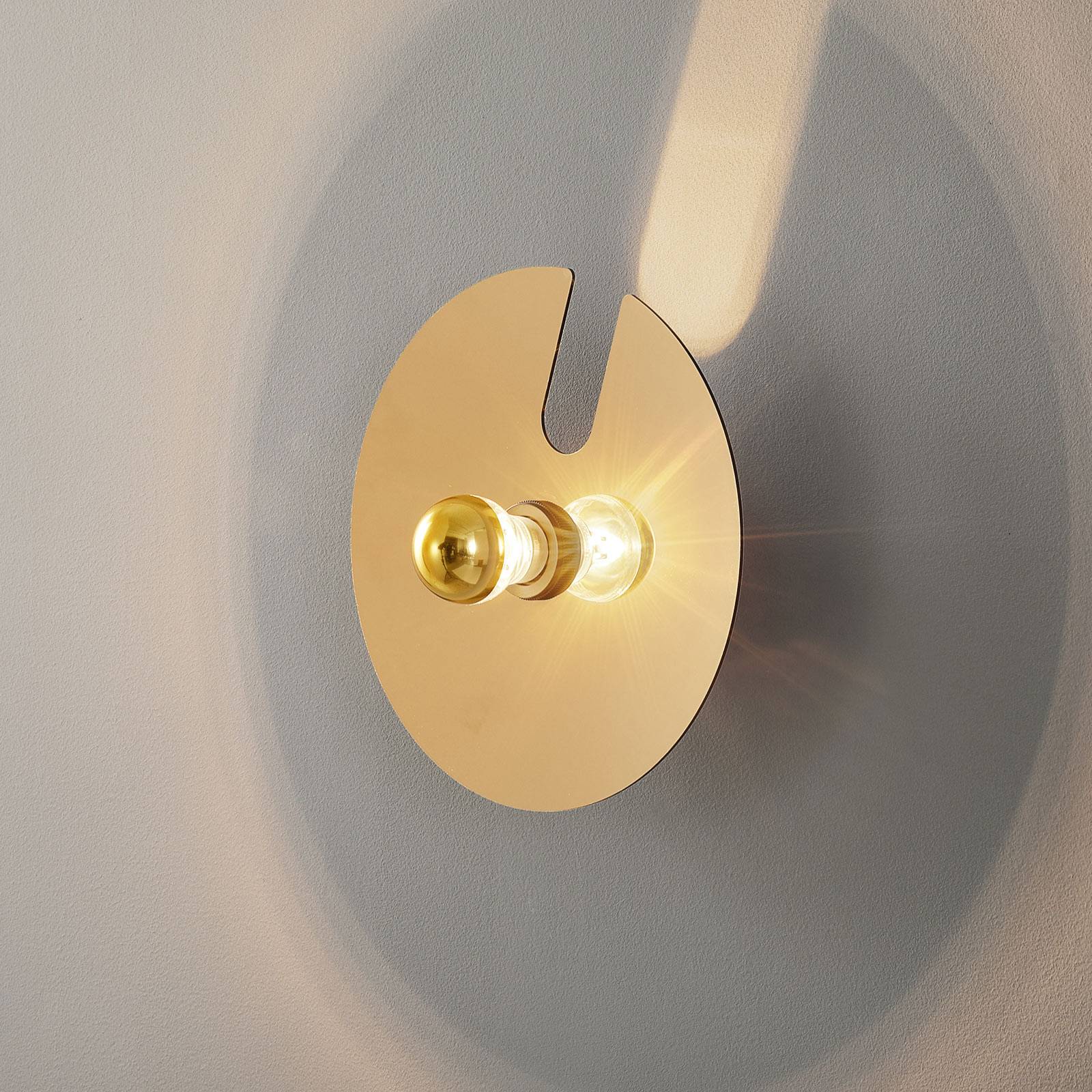 WEVER & DUCRÉ Mirro 1.0 Wand 30cm schwarz/gold WEVER & DUCRÉ Mirro 1.0 Wand 30cm schwarz/gold von Wever & Ducré Lighting