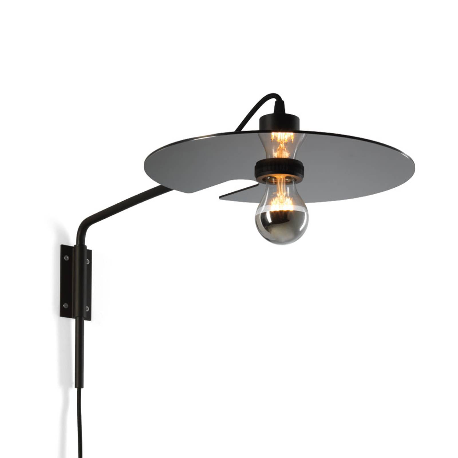 WEVER & DUCRÉ Mirro 1.0 Wand m. Arm schwarz/chrom WEVER & DUCRÉ Mirro 1.0 Wand m. Arm schwarz/chrom von Wever & Ducré Lighting