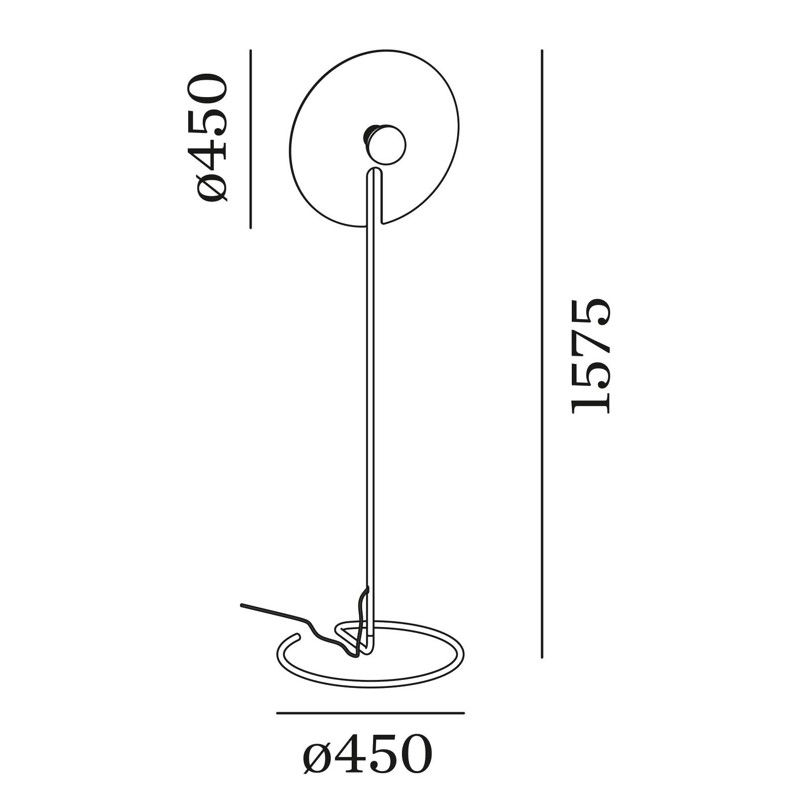 WEVER & DUCRÉ Mirro Stehlampe 2.0 schwarz/chrom von Wever & Ducré Lighting