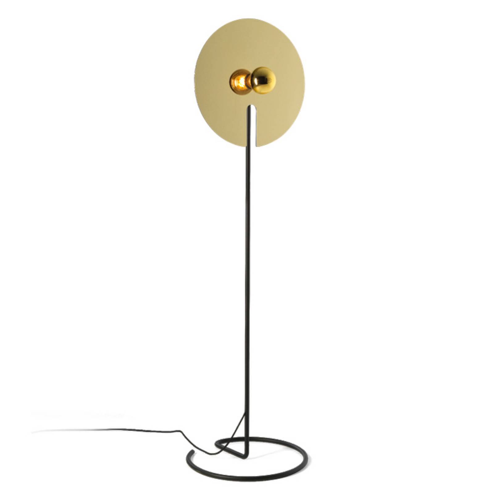 WEVER & DUCRÉ Mirro Stehlampe 2.0 schwarz/gold von Wever & Ducré Lighting