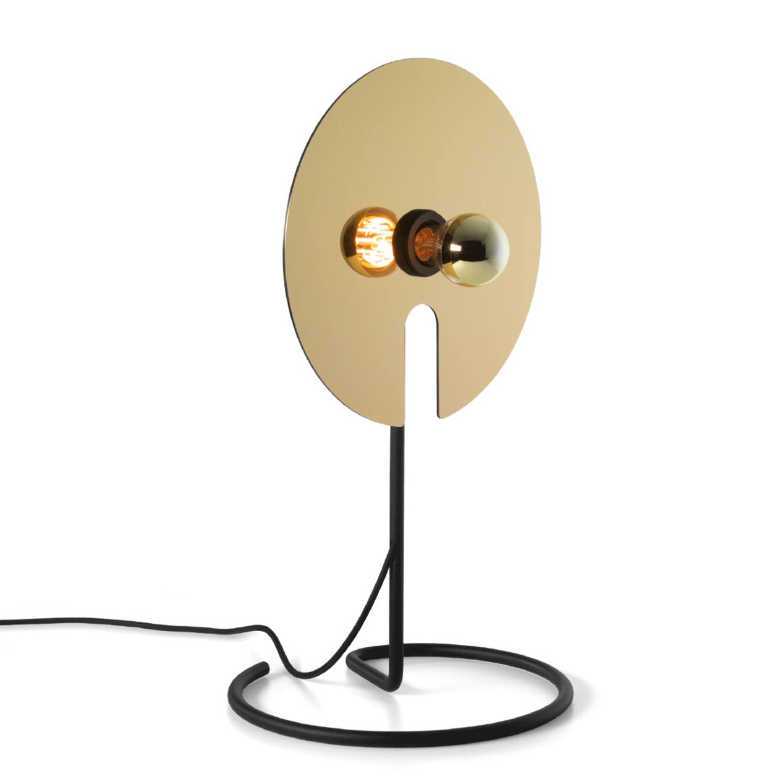 WEVER & DUCRÉ Mirro Tischlampe 1.0 schwarz/gold von Wever & Ducré Lighting