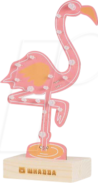 WSXL104 - Lötbausatz XL Flamingo, Lichteffekte von Whadda