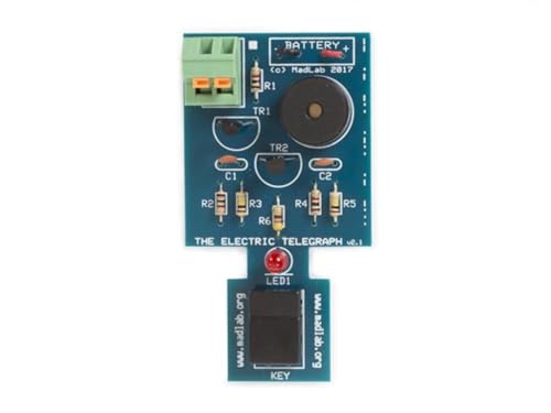 Whadda Lötbausatz, DIY, Madlab Elektronik-Kit, elektrischer Telegraph, Morsecode Lernen, lehrreich und unterhaltsam von Whadda