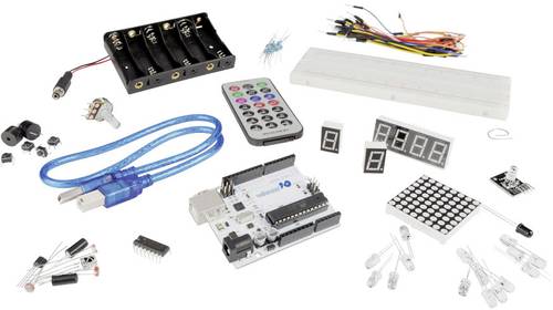 Whadda VMA501 Starter-Kit VMA501 Passend für (Arduino Boards): Arduino, Arduino UNO, Fayaduino, Fre von Whadda