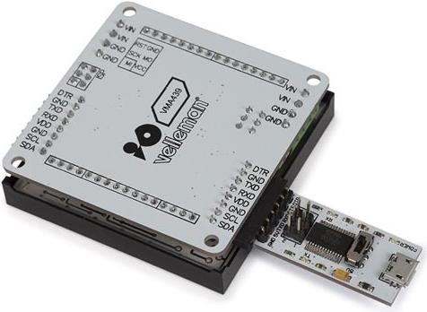 Whadda WPI440 Zubehör für Entwicklungsplatinen USB-Schnittstelle Silber - Weiß (WPI440) von Whadda