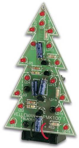 Whadda WSSA100 LED Bausatz Elektronischer Weihnachtsbaum von Whadda