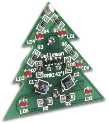 Whadda WSSA142 LED Bausatz SMD X-MAS-Baum von Whadda