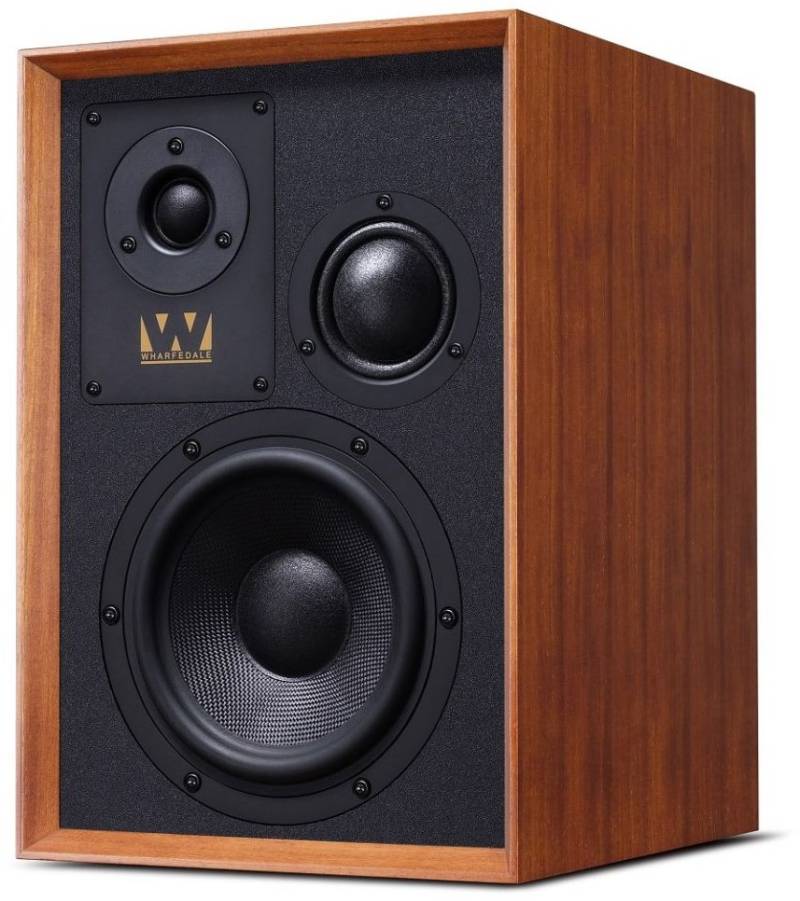 Super Denton /Paar Klein-/Regallautsprecher mahogany red von Wharfedale