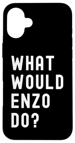 Was Würde Enzo tun? Hülle für iPhone 16 Plus Was Würde Enzo tun? Hülle für iPhone 16 Plus von What Would Enzo Do? Birthday Name Funny