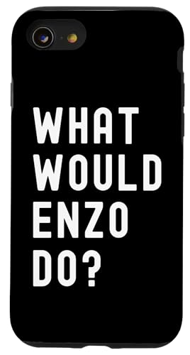 Was Würde Enzo tun? Hülle für iPhone SE (2020) / 7 / 8 von What Would Enzo Do? Birthday Name Funny
