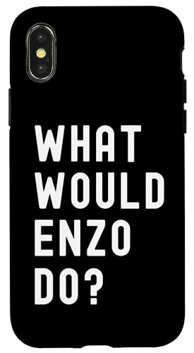 Was Würde Enzo tun? Hülle für iPhone X/XS von What Would Enzo Do? Birthday Name Funny
