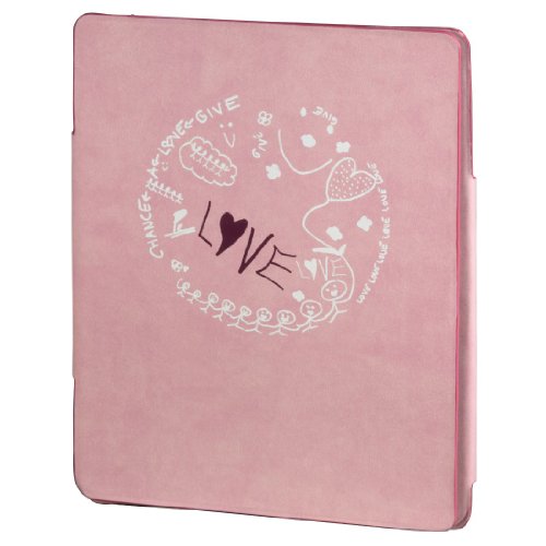 PU-Portfolio für iPad 3rd/4th Generation, Design: Penelope Cruz, Pink von Whatever It Takes