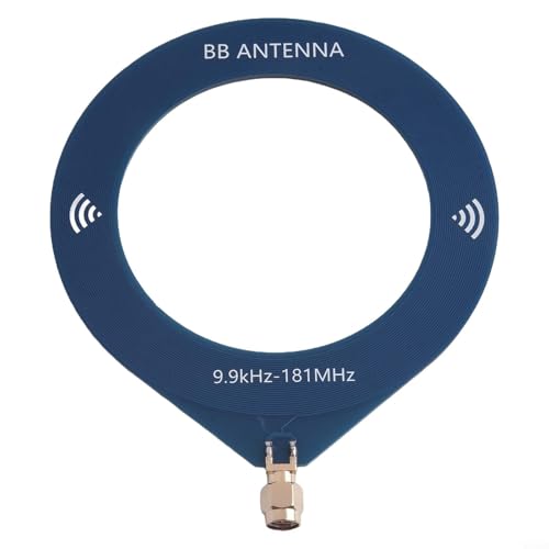 Einfach zu bedienende, leichte Rundantenne, unterstützt breite Frequenzen (von 9 kHz bis 181 MHz), perfekte Ergänzung zu Ihrem Empfänger-Setup von WheatThrive