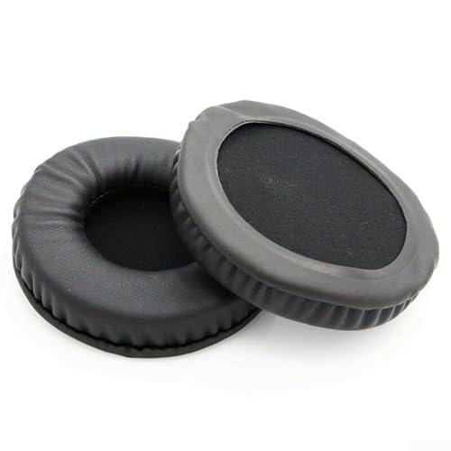 Ersatz-Ohrpolster aus Kunstleder für Kopfhörer, passend für Größen zwischen 50 mm und 105 mm, angenehm zu tragen (55 mm) von WheatThrive