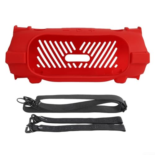 Lautsprecher-Schutzhülle, tragbar, weiche Silikonhülle, für JBL Charge 6 Lautsprecher, für Reisen, Camping, Zuhause, Outdoor, 23 x 13 x 10 cm, Rot Lautsprecher-Schutzhülle, tragbar, weiche Silikonhülle, für JBL Charge 6 Lautsprecher, für Reisen, Camping, Zuhause, Outdoor, 23 x 13 x 10 cm, Rot von WheatThrive