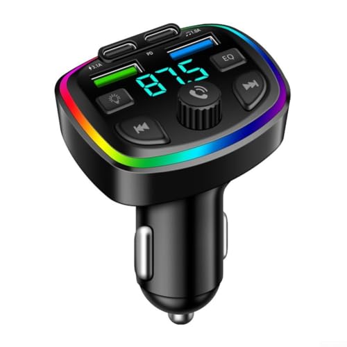 MP3-Player-Autoladegerät, 1224-V-Eingang mit 3 1A-Ausgang und FM-Übertragung MP3-Player-Autoladegerät, 1224-V-Eingang mit 3 1A-Ausgang und FM-Übertragung von WheatThrive